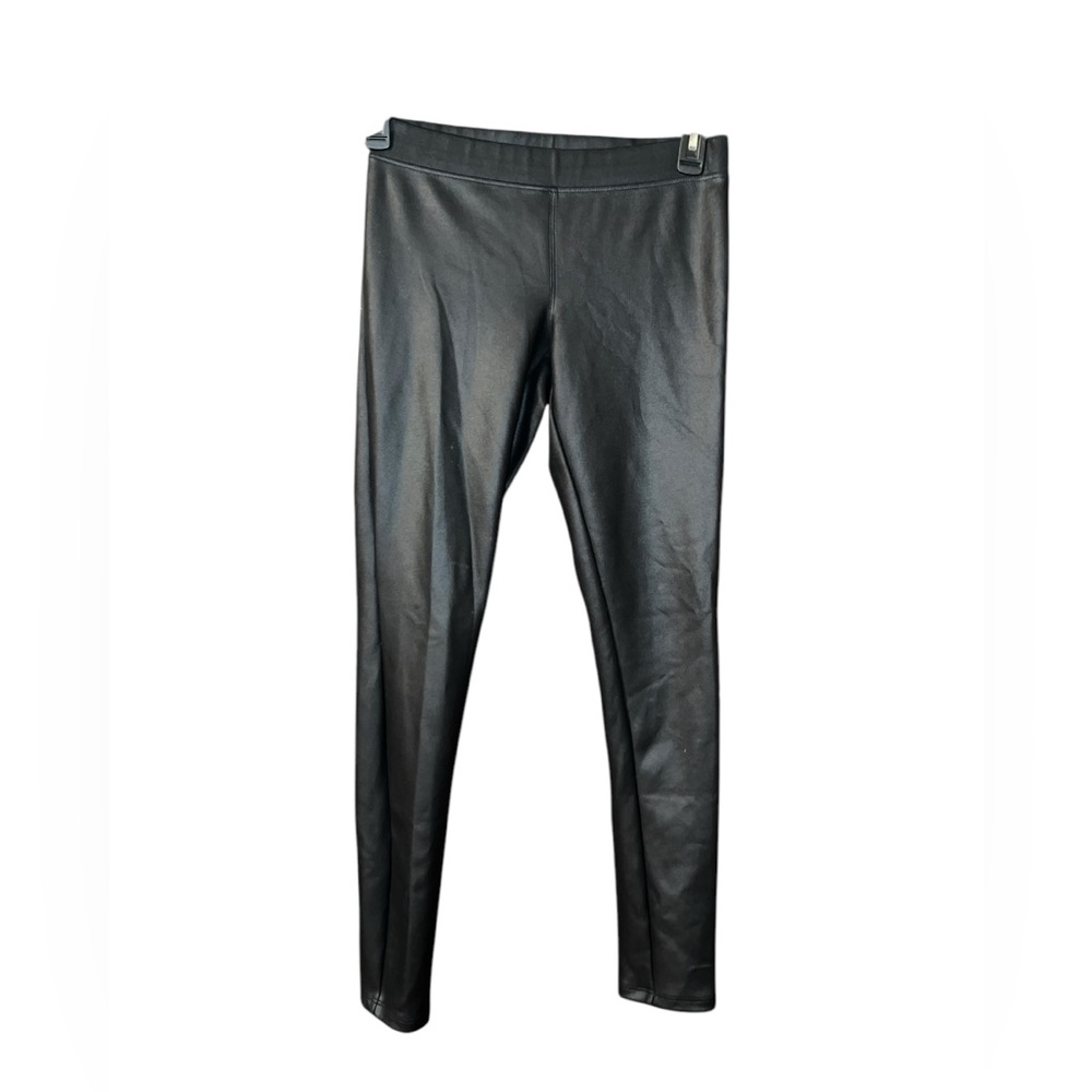 Express Black Faux Leather Leggings Small - Picture 1 of 5